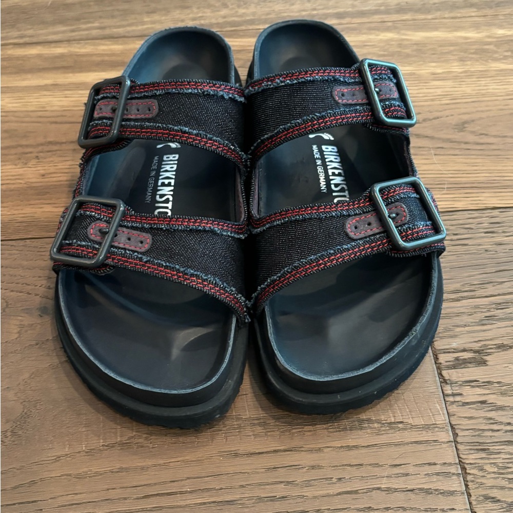 Birkenstock 1774 Denim Sandals - worn one time